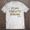 Super Mario Maker 2 Play Create Share Block Build-Up Premium Tee