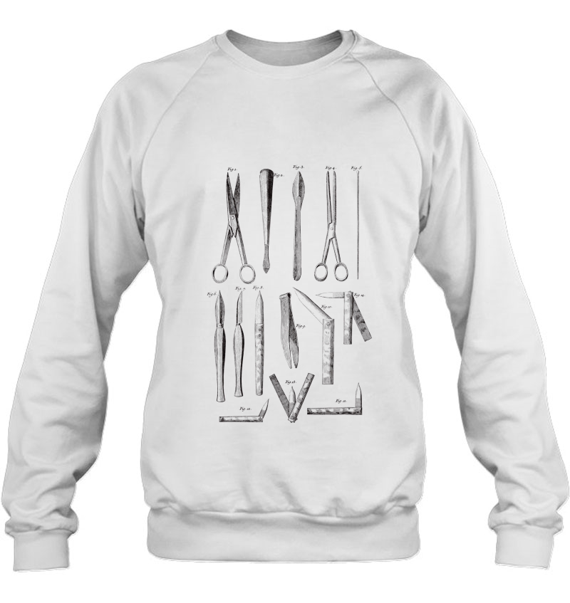 Vintage Surgical Tech Instruments Surgeon Sweatshirt