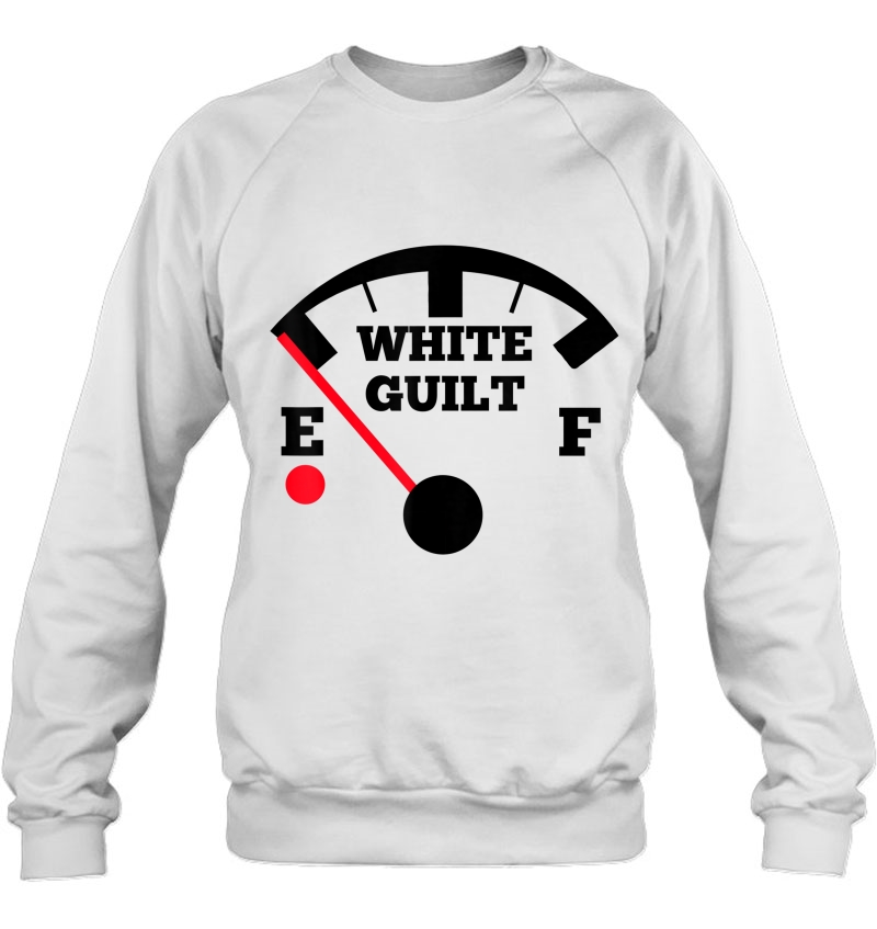 White Guilt Fuel Gauge Shirt Mugs