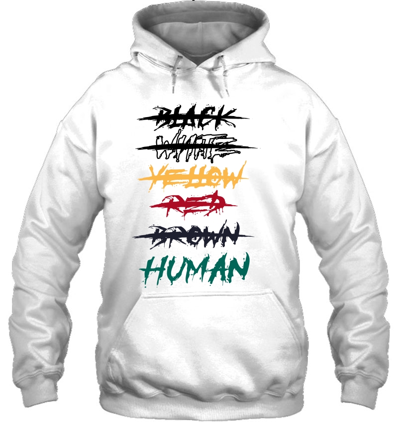 Black White Yellow Red Brown Human No Racism Ethnic Mugs