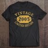 15 Years Old 15Th Birthday Anniversary Gift Limited 2005 Ver2 Tee