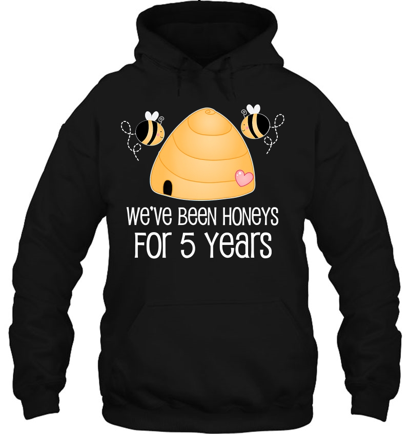 5Th Anniversary Cute 5 Year Couples Honey Bee Mugs