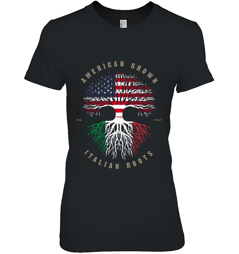 American Grown Italian Roots Italy Flag Hoodie