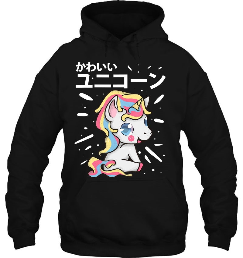 Anime Unicorn Shirt Girls Japanese Outfit Kawaii Women Mugs