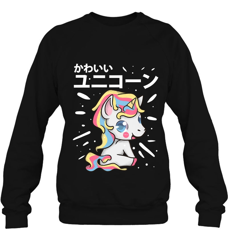 Anime Unicorn Shirt Girls Japanese Outfit Kawaii Women Mugs