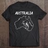 Australia Kangaroo National Animal Logo Style Tee