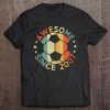 Awesome Since 2007 12Th Birthday 12 Year Old Soccer Player Tee