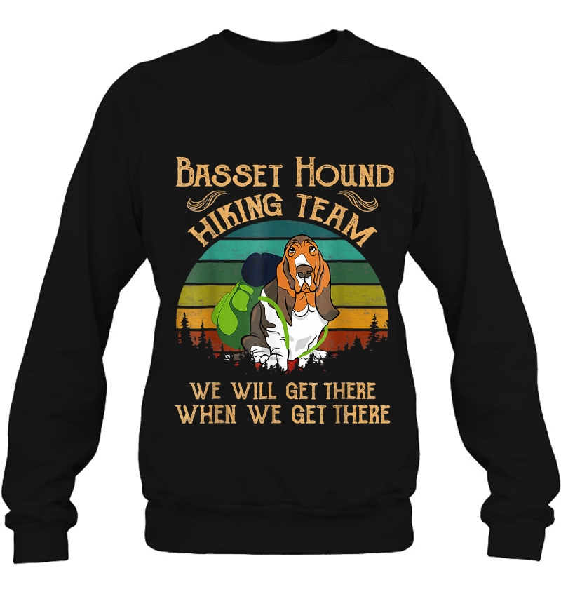 Basset Hound Hiking Team We Will Get There Vintage Mugs