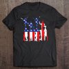 Cheerleading Usa Flag American Inside Me Dancer Cheerleader Tee