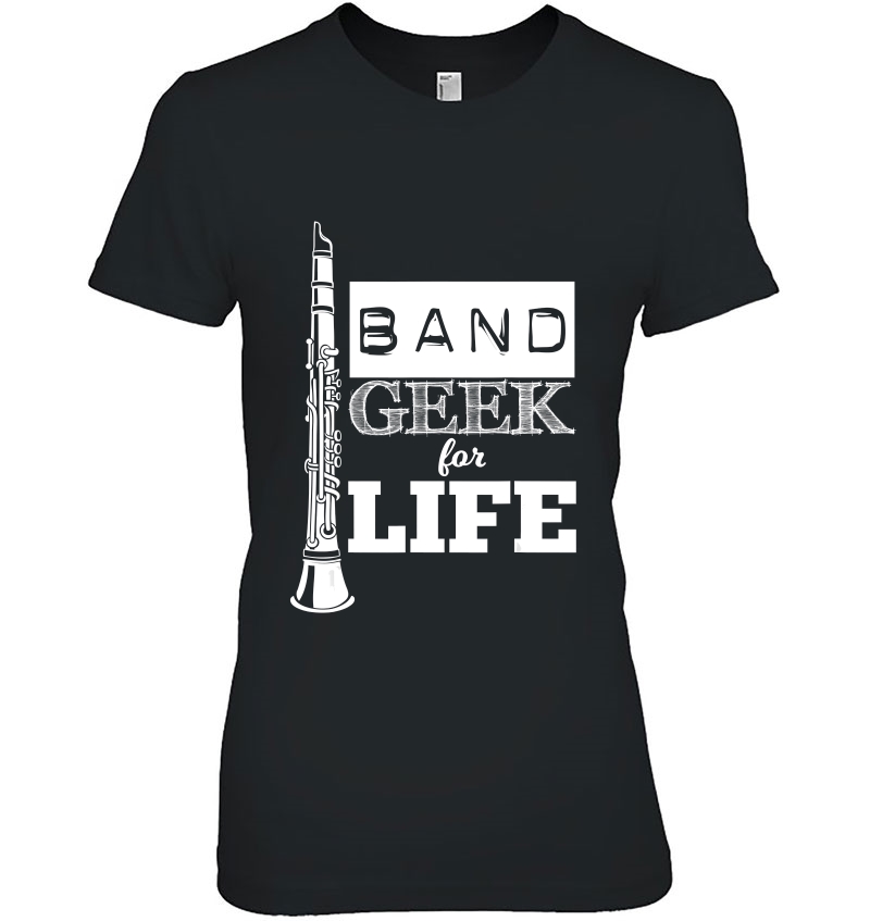 Clarinet Band Geek For Life Fun Musician Hoodie