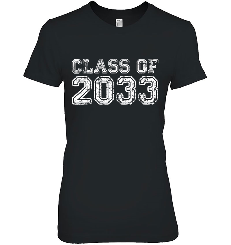 Class Of 2033 Grow With Me Graduation First Day Of School Hoodie