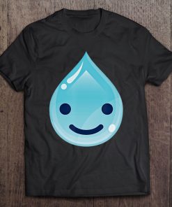 Cute Happy Water Droplet Emoji Tee