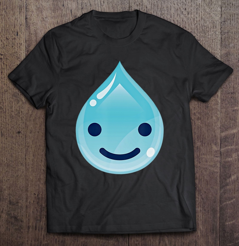 Cute Happy Water Droplet Emoji Shirt