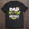 Dad Of The Birthday Princess Sloth Girl B-Day Party Tee