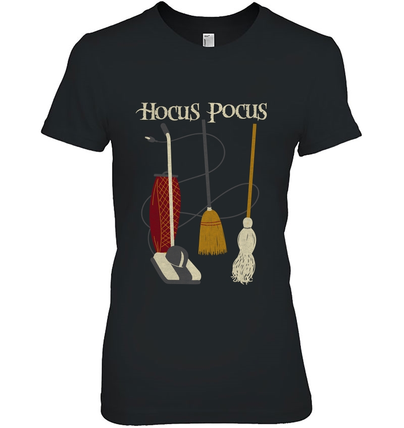 Hocus Pocus Witch Rides Halloween Ladies Tee