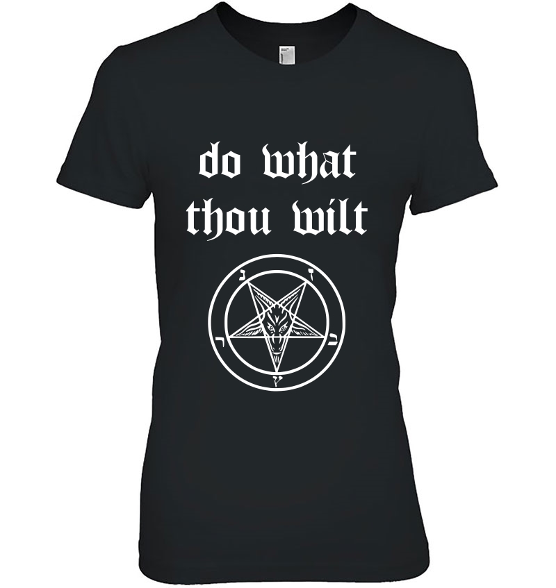 Do What Thou Wilt Satanic Pentagram Hoodie