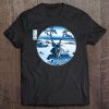 Famous Vintage Japanese Woodblock Art Lake Suwa Hokusai Tee