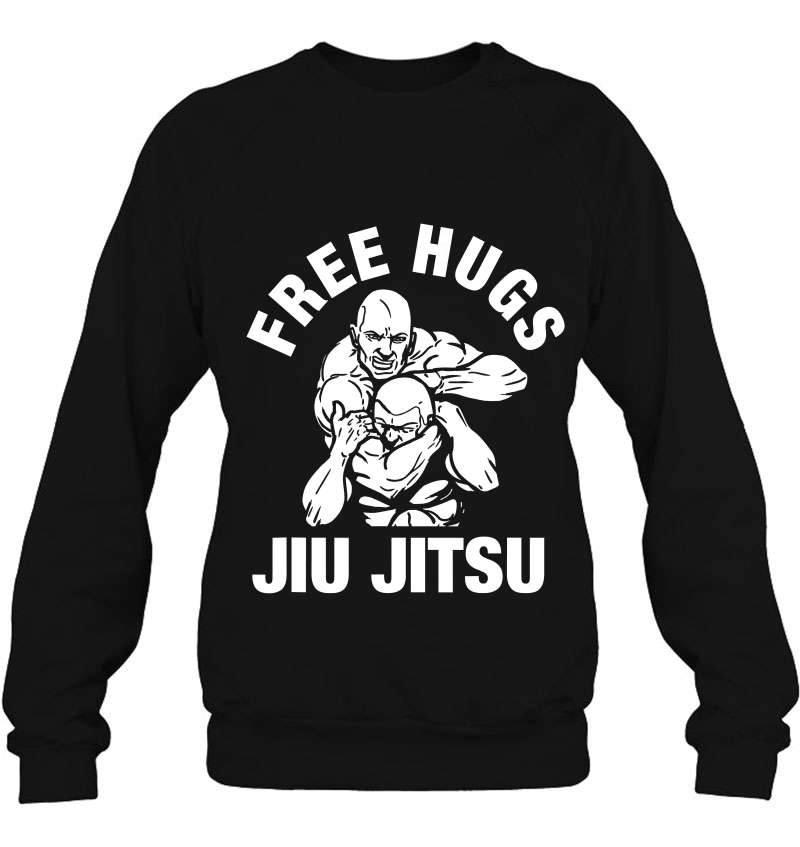 Free Hugs Jiu Jitsu Bjj Sweatshirt