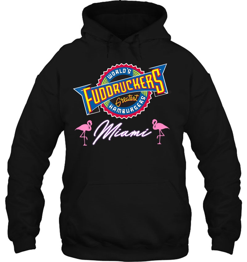 Fuddruckers Miami Vintage Hamburger Tshirt Foodies Mugs