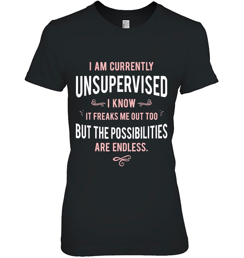 Adult Sarcasm I Am Currently Unsupervised Hoodie