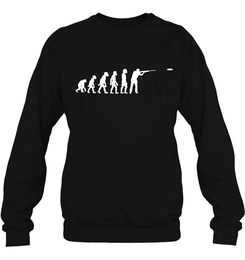 Human Sporting Clays Evolution Player Pigeon Shooter Sweatshirt