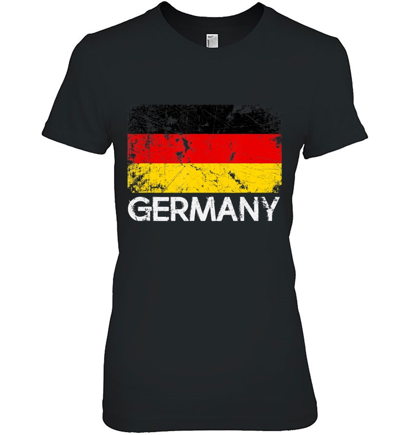 German Flag Vintage Made In Germany Gift Hoodie