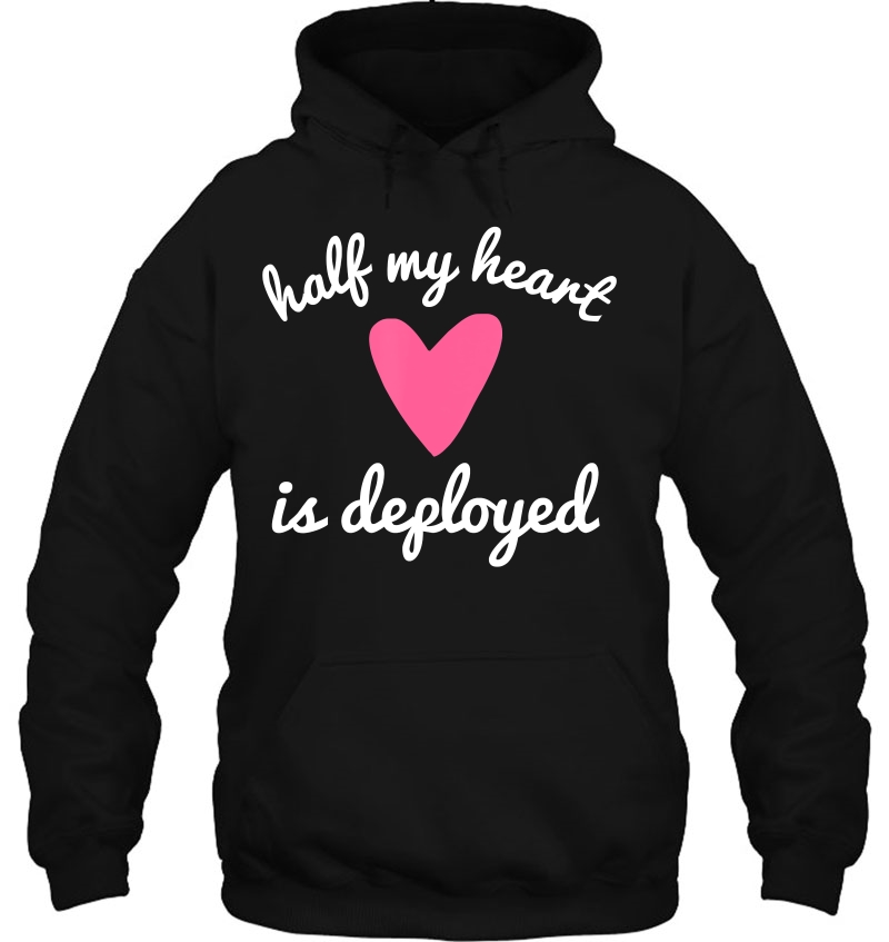 Half My Heart Military Shirt Deployment Military Gift Mugs