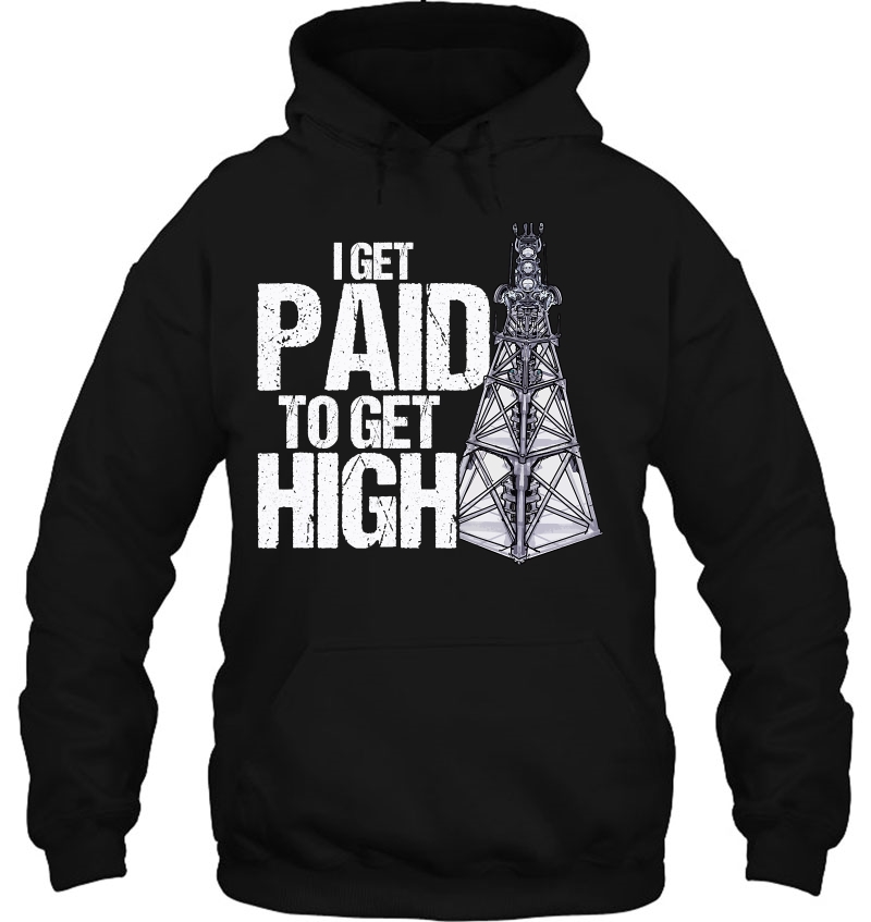 I Get Paid To Get High Linemen Tower Climber Mugs