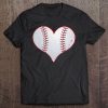 I Love Baseball Heart Tee