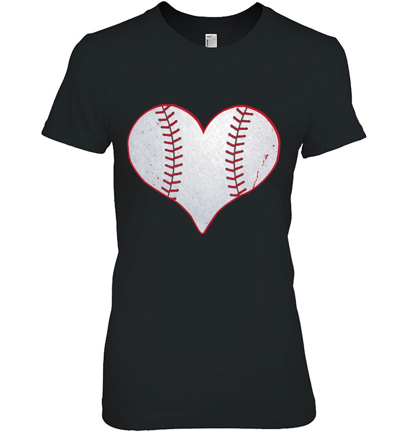 I Love Baseball Heart Hoodie