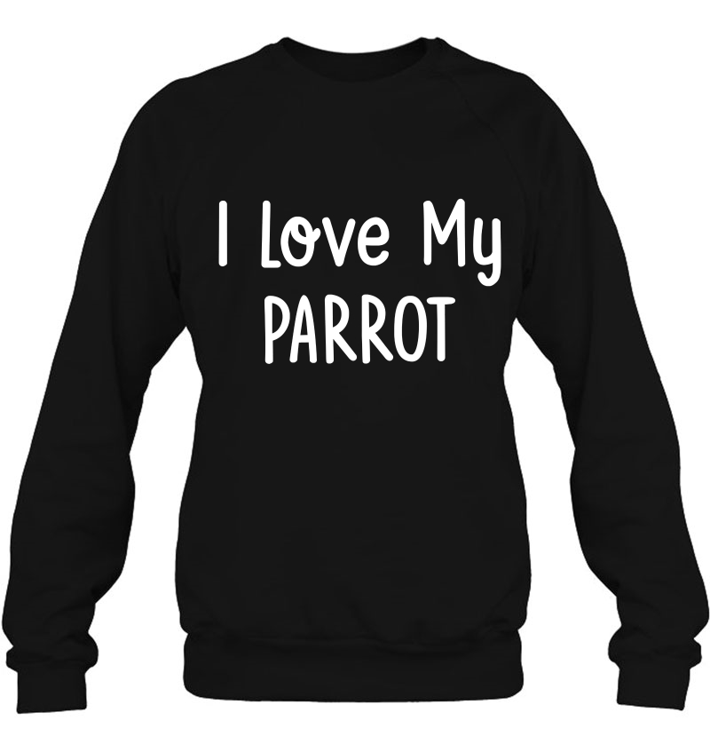 I Love My Parrot Bird Tee Shirt Mugs