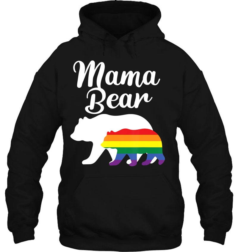 Mama Bear Lgbtq Rainbow Bear Family Support Gift Mugs