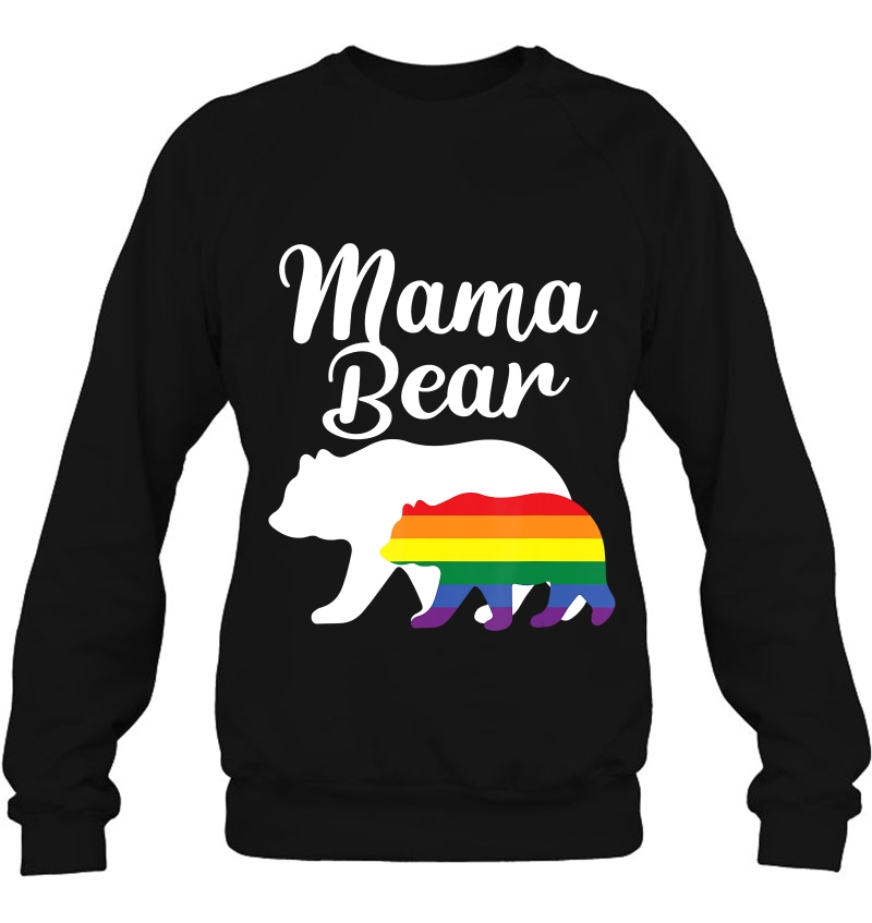 Mama Bear Lgbtq Rainbow Bear Family Support Gift Mugs