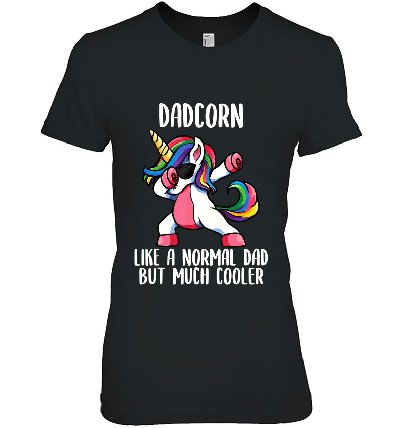 Mens Unicorn Dad Girl Birthday Party Apparel, Dadcorn Cute Hoodie