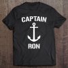 Nautical Captain Ron Personalized Boat Anchor Tee