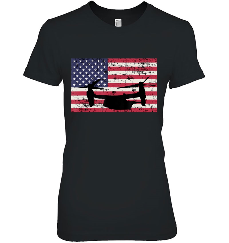 Patriotic Cv-22 Osprey American Flag Hoodie