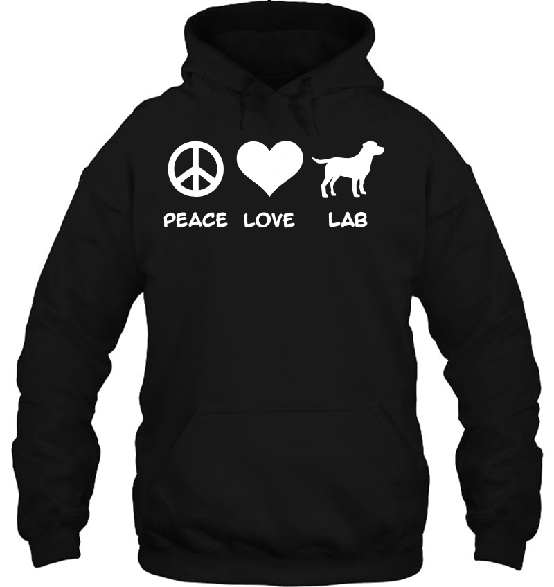 Peace, Love, Lab Labrador Mugs