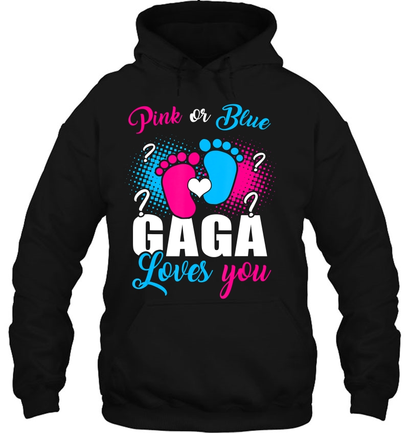 Pink Or Blue Gaga Loves You Gender Baby Reveal Party Mugs