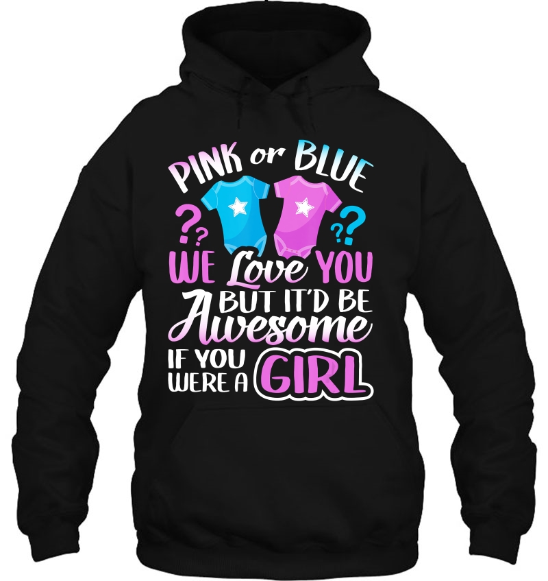 Pink Or Blue We Love You Gender Reveal Team Girl Pink Mugs