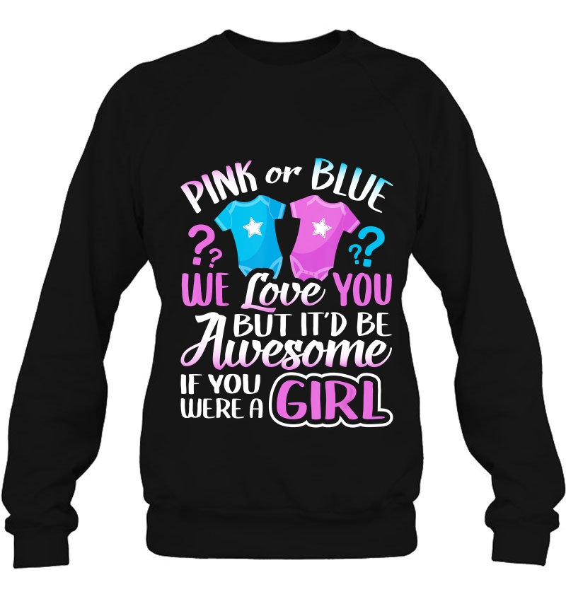 Pink Or Blue We Love You Gender Reveal Team Girl Pink Mugs