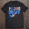 Proud Navy Sister Patriotic Sailor Shirt Siblings Day Tee