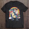 Pug Unicorn Dinosaur T Rex Funny Rainbow Dog Lover Tee