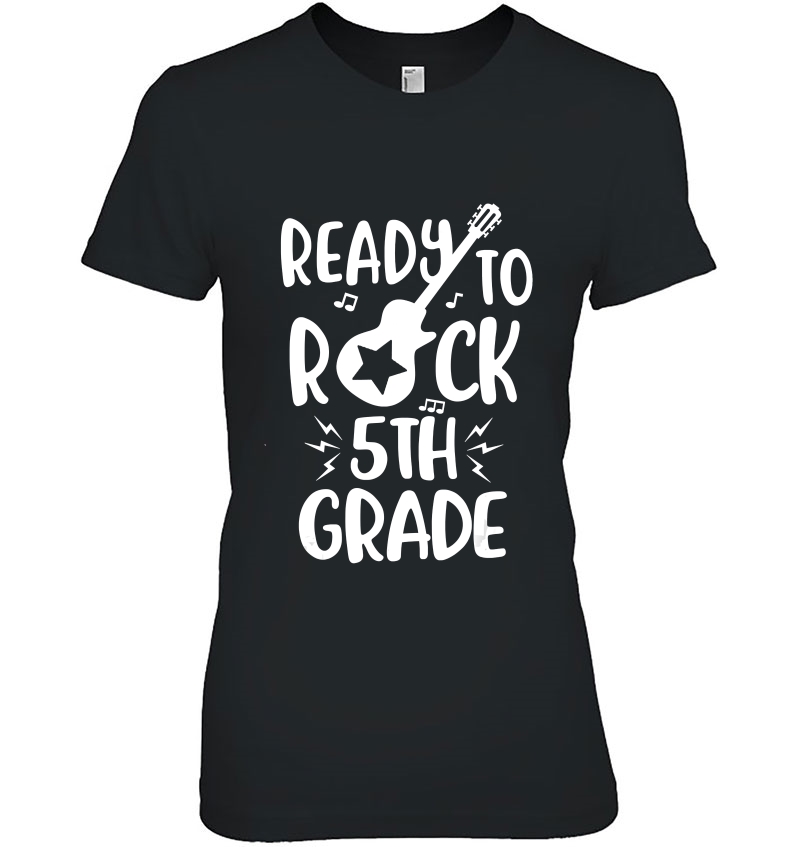 Ready To Rock Fifth Grade Student And Teacher Hoodie