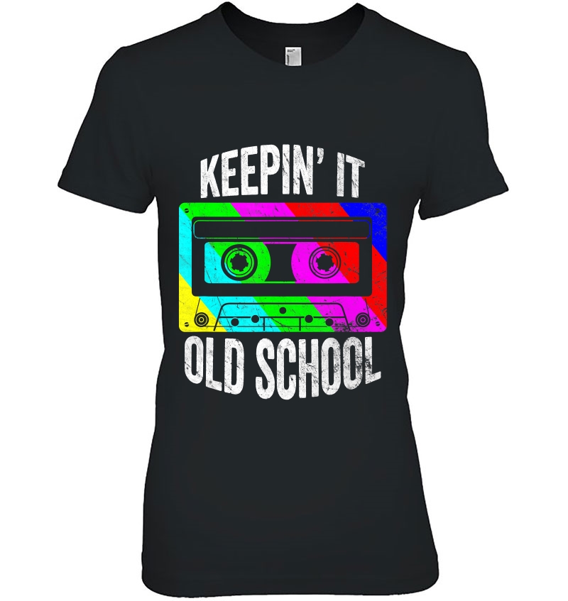 Retro 80S 90S Old School Cassette Hip Hop Mixtape Costume Hoodie