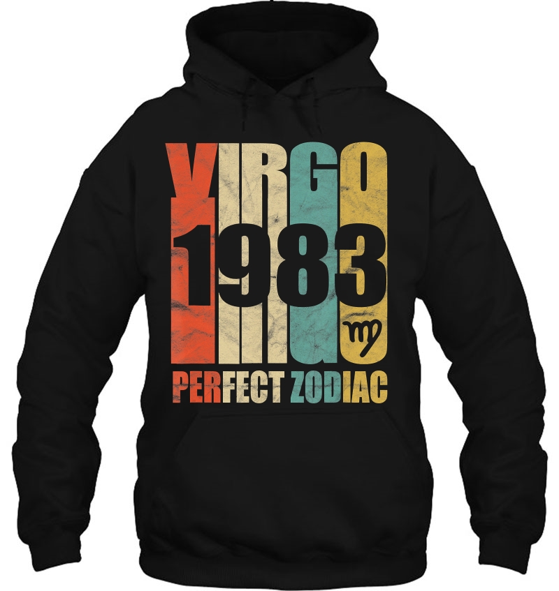 Retro Virgo 1983 35 Yrs Old Bday 35Th Birthday Mugs