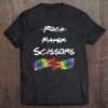 Rock Paper Scissors Lesbian Pride Tee