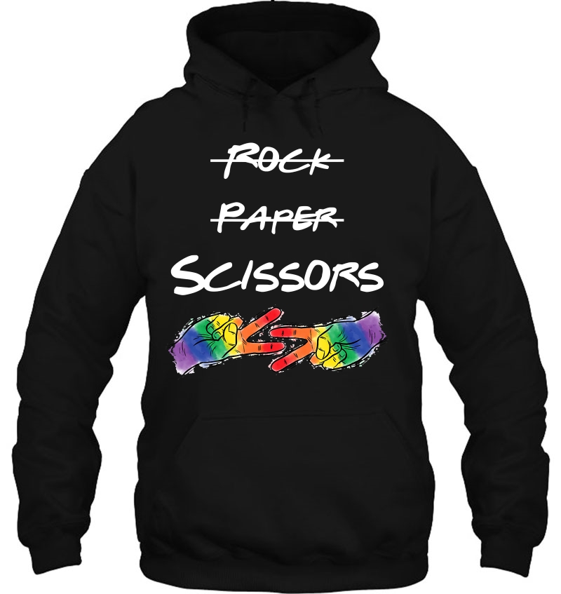 Rock Paper Scissors Lesbian Pride Mugs