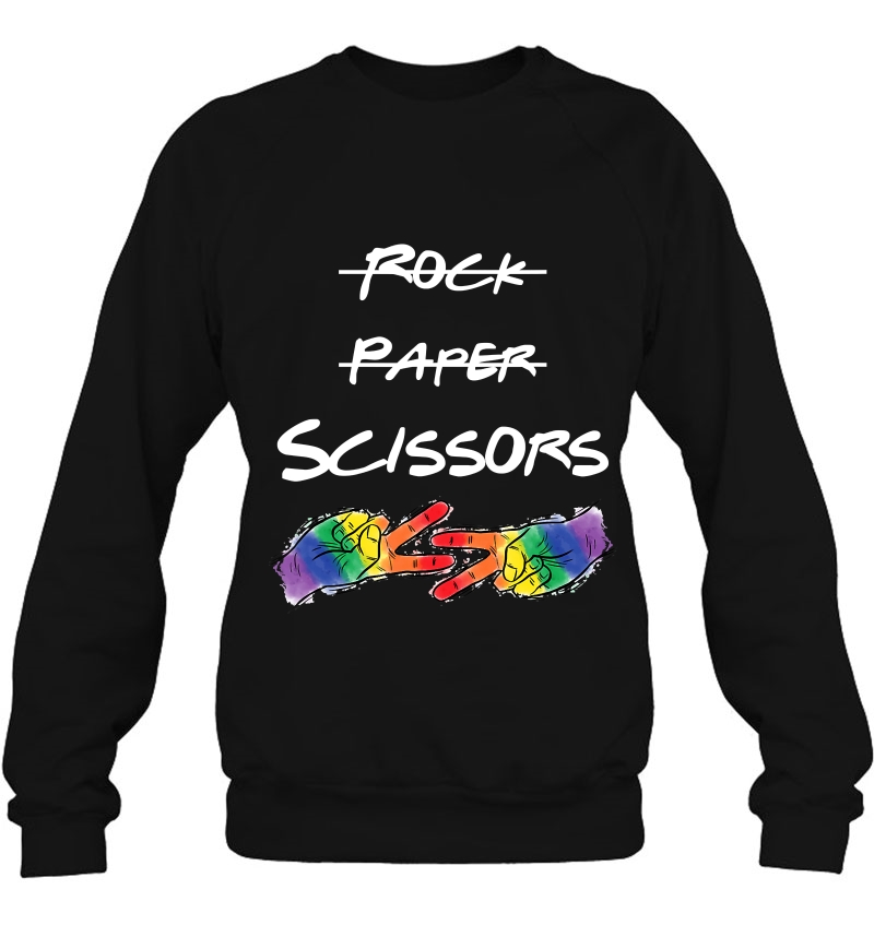 Rock Paper Scissors Lesbian Pride Mugs