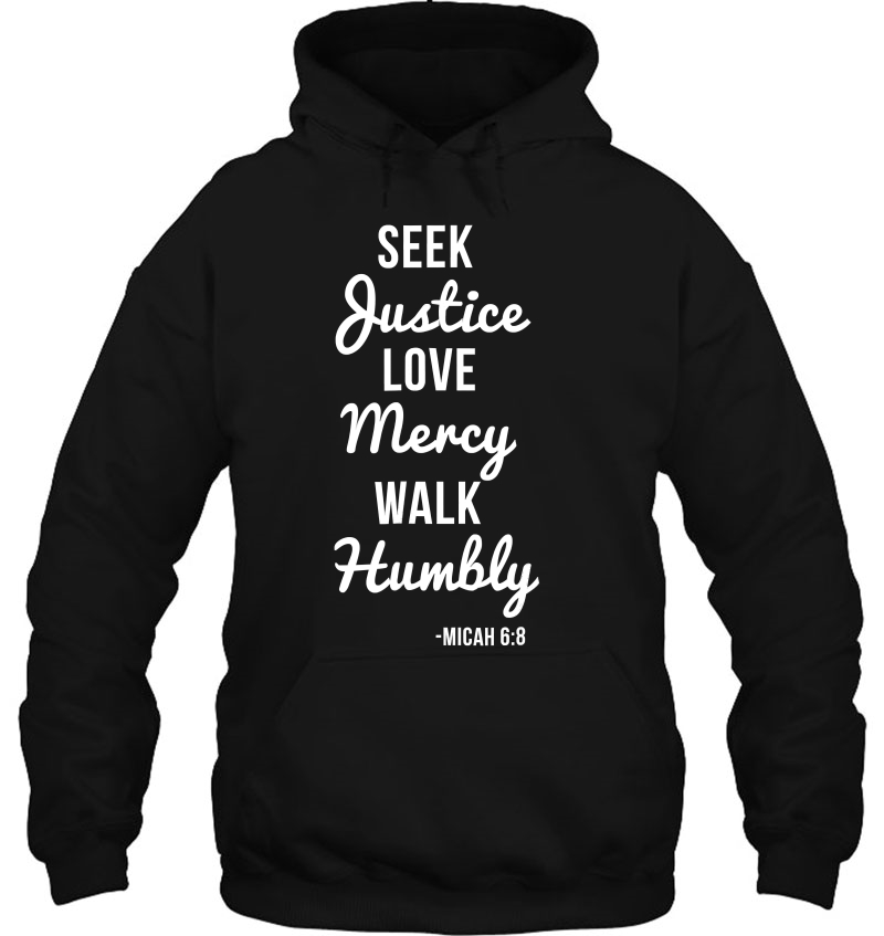 Seek Justice Love Mercy Walk Humbly Mugs