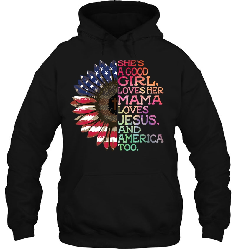 She's A Good Girl Loves Her Mama Jesus & America Too Hippie Mugs